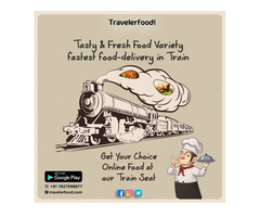 Food delivery in train